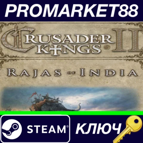 ⭐ Crusader Kings II - Rajas of India DLC Steam КЛЮЧ