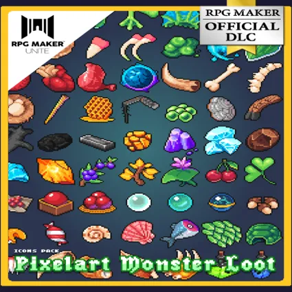 🔴 PIXELART MONSTER LOOT ICONS PACK ✅ EGS DLC 🔴 (PC)