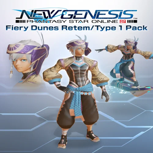  PSO2:NGS - Fiery Dunes Retem/Type 1 Pack  EGS DLC �