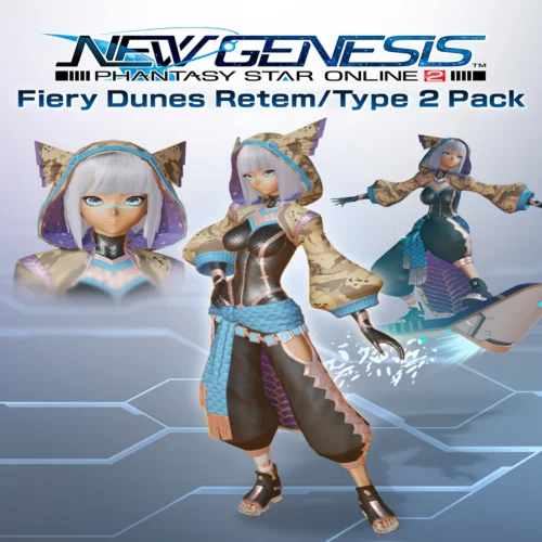  PSO2:NGS - Fiery Dunes Retem/Type 2 Pack  EGS DLC �