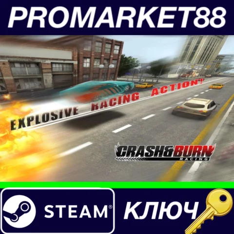⭐ Crash And Burn Racing Steam КЛЮЧ  GLOBAL