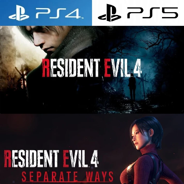 Resident Evil 4 Remake + DLC Separate Ways PS4|PS5 Rent