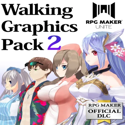 🔴 RPG Maker Unite Walking Graphics Pack 2 ✅ EGS DLC 🔴