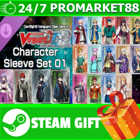 ⭐️ВСЕ СТРАНЫ+РОССИЯ⭐️ キャラクタースリーブセット01 STEAM GIFT