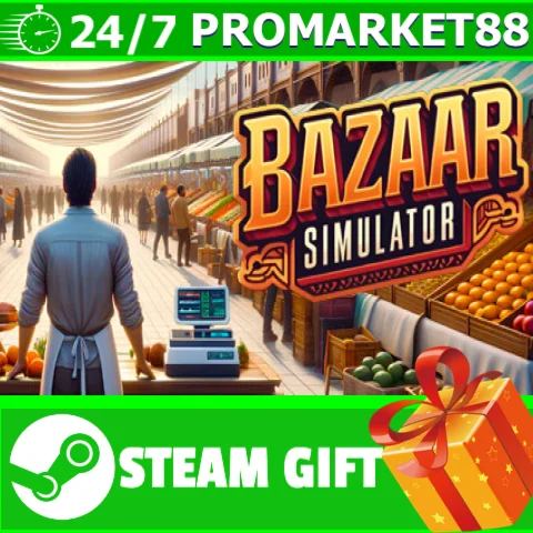 ⭐️ВСЕ СТРАНЫ+РОССИЯ⭐️ Bazaar Simulator STEAM GIFT