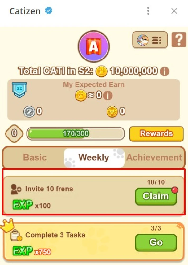 Catizen (only Game Center) referrals