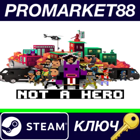 ⭐ Not a Hero Steam КЛЮЧ  GLOBAL