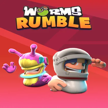 🔴 Worms Rumble - Spaceworm  Alien Double Pack ✅ EGS D