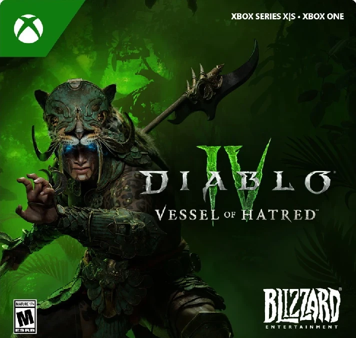 🔥 DIABLO IV: VESSEL OF HATRED 🎮 STANDARD XBOX 🔑 KEY