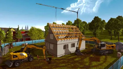 ⭐ Construction Simulator 2015 - Liebherr A 918 DLC Stea