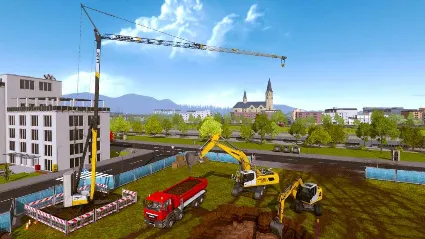 ⭐ Construction Simulator 2015 - Liebherr A 918 DLC Stea