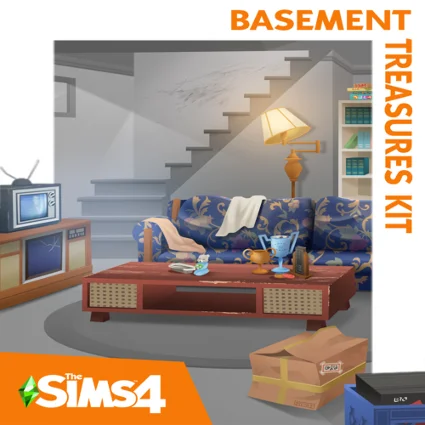 🔴 The Sims™ 4 Basement Treasures Kit ✅ EGS DLC 🔴 (PC)