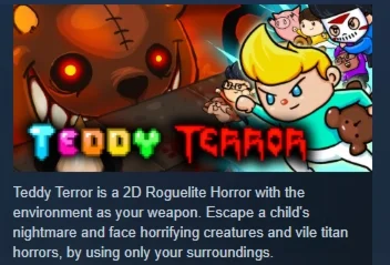 Teddy Terror   STEAM KEY REGION FREE GLOBAL