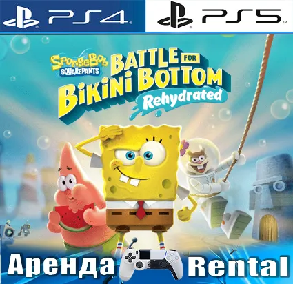 🎮 SpongeBob Battle for Bikini (PS4/PS5/RUS) Аренда 🌀