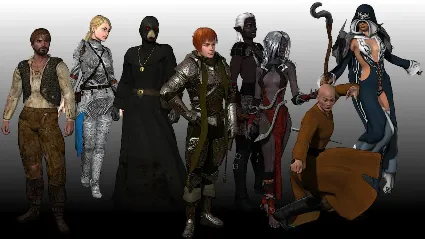 ⭐ RPG Maker VX Ace - High Fantasy Main Party Pack 1 Ste