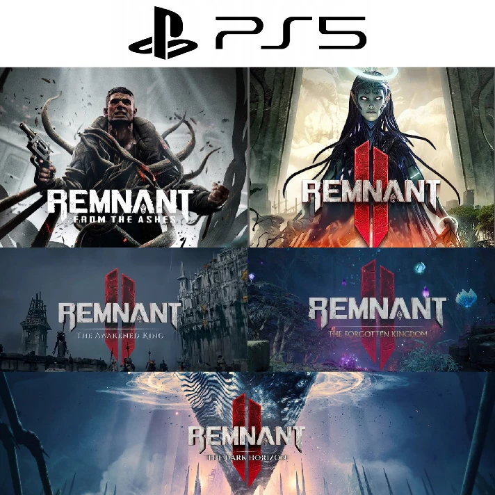 Remnant 2+3 DLC PS5+Remnant 1 PS4|5*P2 Rent from 7 days