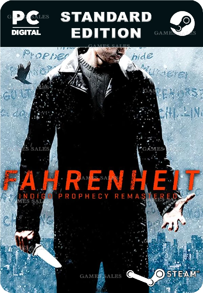 ✅💙FAHRENHEIT: INDIGO PROPHECY REMASTERED💙STEAM GIFT🤖