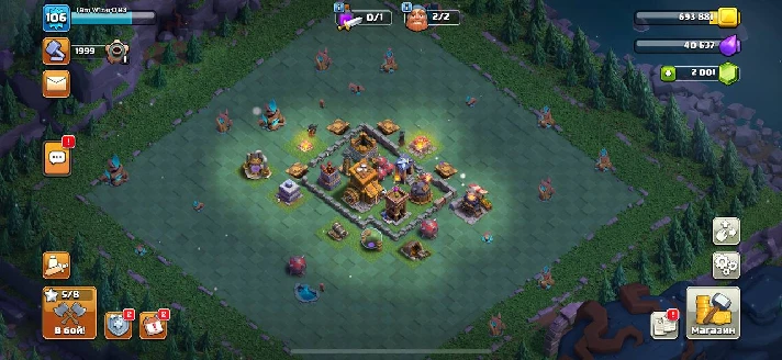 Clash Of Clans 11 TX, BH 6, 45/45/28/16/0, Description