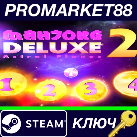⭐Mahjong Deluxe 2: Astral Planes Steam КЛЮЧ GLOBAL