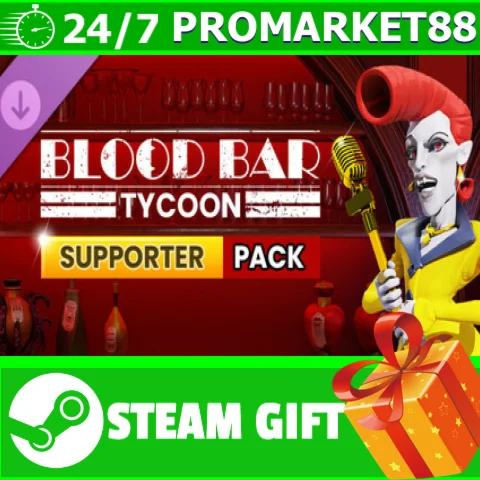 ⭐️ВСЕ СТРАНЫ+РОССИЯ⭐️ Blood Bar Tycoon - Supporter Pack