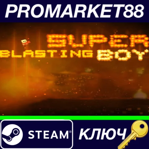 ⭐ Super Blasting Boy Steam КЛЮЧ  GLOBAL
