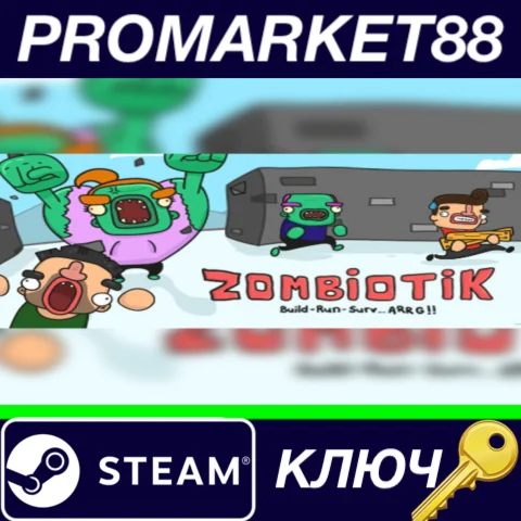 ⭐ Zombiotik Steam КЛЮЧ  GLOBAL