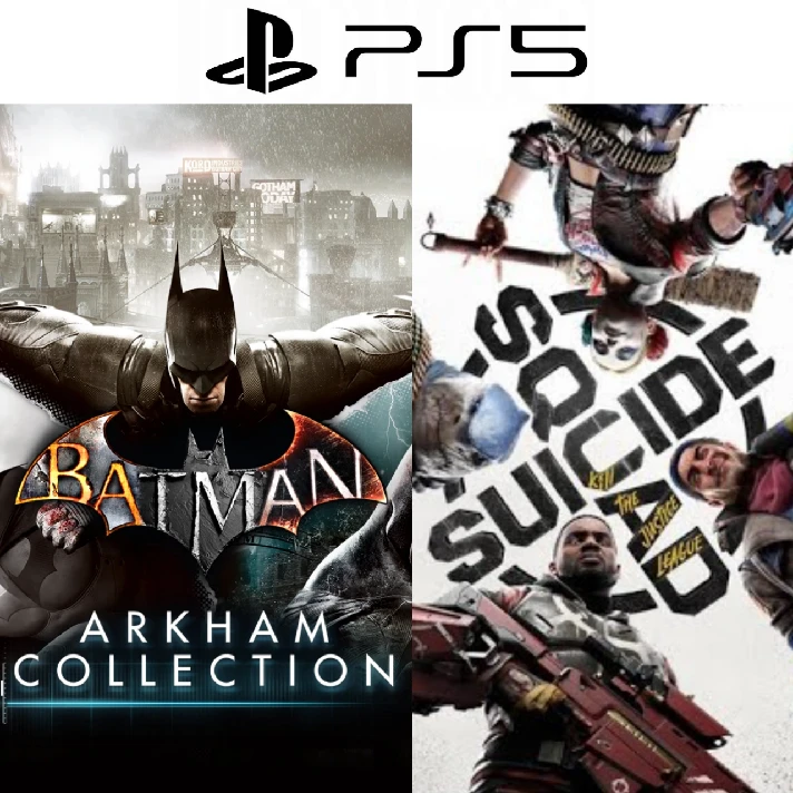 Suicide Squad:KtJL PS5+Batman Arkham Coll. PS4|5* Rent