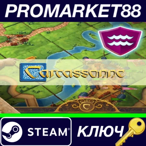 ⭐Carcassonne - The River DLC Steam КЛЮЧ GLOBAL