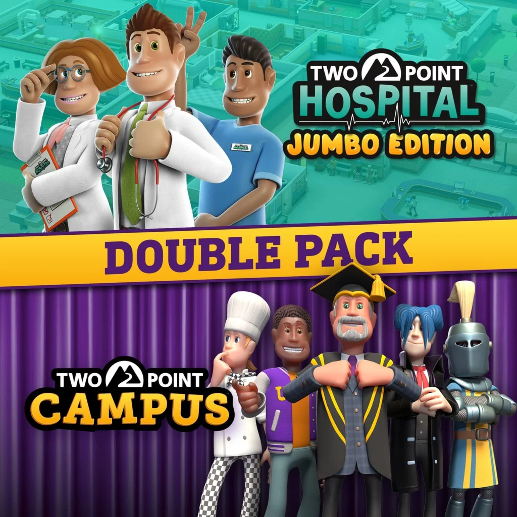 Two Point Hospital and Two Point Campus Double Pack PS4