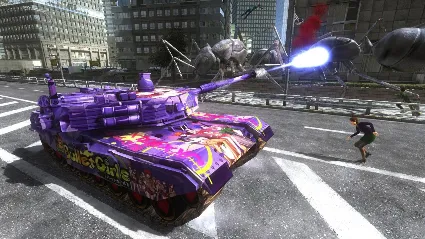 ⭐ EARTH DEFENSE FORCE 4.1 - Gigantus Tank, Bullet Girls