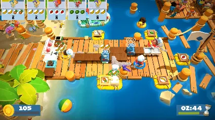 ⭐ Overcooked! 2 - Surf 'n' Turf DLC EU Steam КЛЮЧ 🔑 ЕВРО