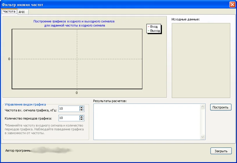 Моделирование цифрового фильтра полосового 8 порядка