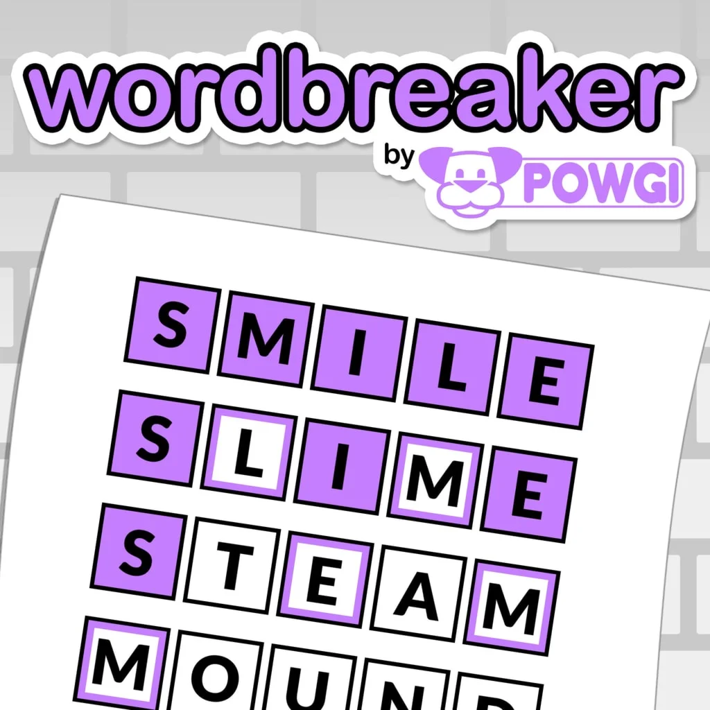 Wordbreaker by POWGI PS4 &amp; PS5