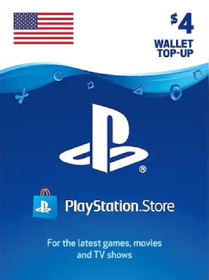 🔥PlayStation PSN $4 USD USA Top-up - Instant delivery