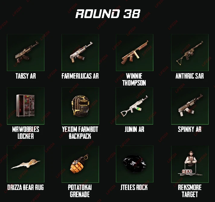 RUST SKINS✦TWITCH DROPS✦Round 34+35+36+37+38✦61 ITEMS🎁