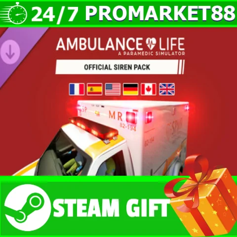 ⭐️ Ambulance Life - Official Siren Pack STEAM GIFT