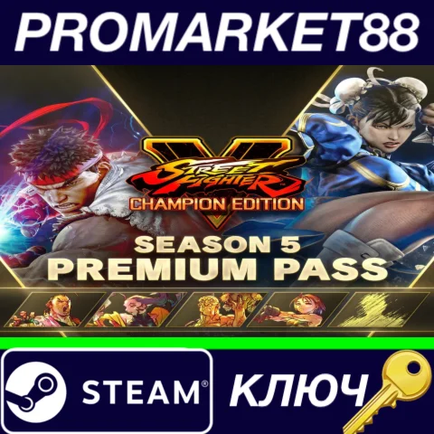 ⭐ Street Fighter V - Season 5 Premium Pass DLC Steam КЛ