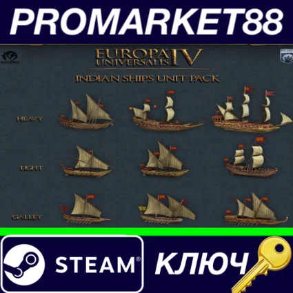 ⭐ Europa Universalis IV - Indian Ships Unit Pack DLC EU