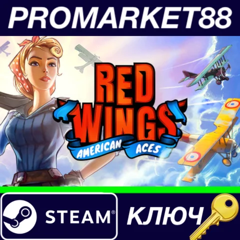 ⭐ Red Wings: American Aces Steam КЛЮЧ  GLOBAL