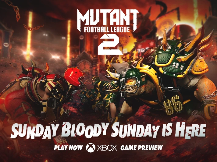 ⚡Mutant Football League 2 / XBOX KEY GLOBAL⚡