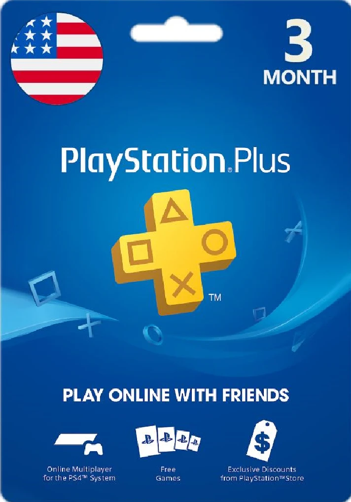 🔥PlayStation Plus Essential (USA) - 3 months Instantly