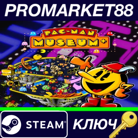 ⭐ PAC-MAN MUSEUM+ Steam КЛЮЧ  GLOBAL