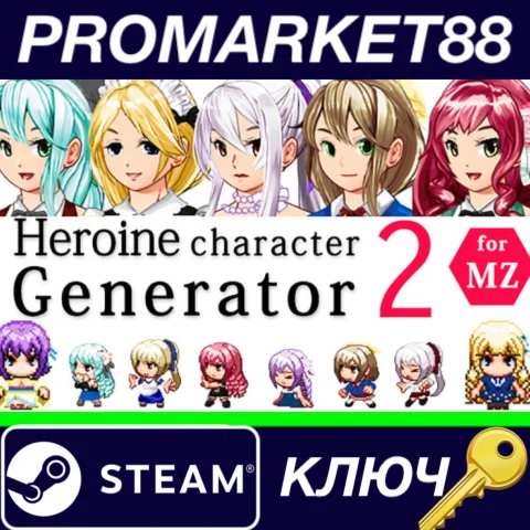 ⭐ RPG Maker MV - Heroine Character Generator 2 DLC EU S