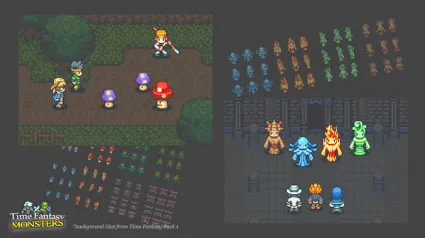 ⭐ RPG Maker MV - Time Fantasy: Monsters DLC EN Language