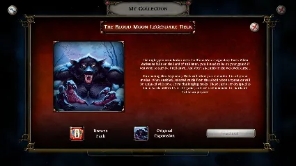 ⭐ Talisman - The Blood Moon Expansion - Legendary Deck