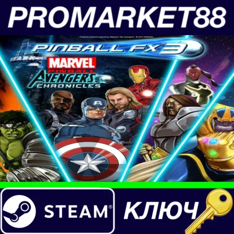 ⭐ Pinball FX3 - Marvel Pinball - Avengers Chronicles DL