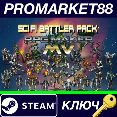 ⭐ RPG Maker MV - Sci-Fi Battler Pack DLC EU Steam КЛЮЧ