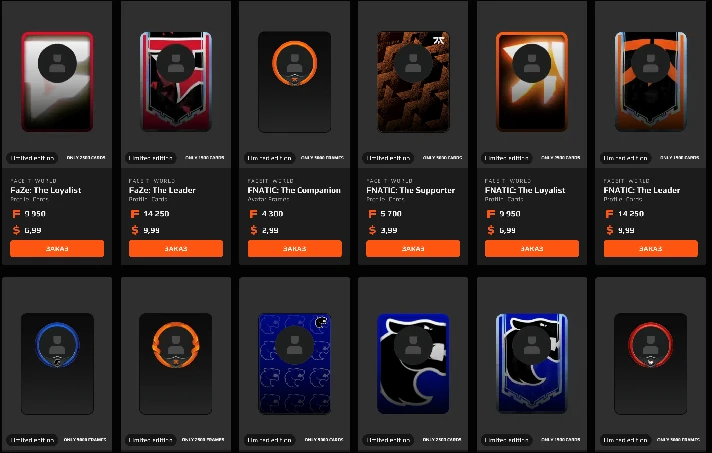 🌌 CS 2 FACEIT ✦ CARDS • FRAMES • AVATARS ✅ 0% FEE