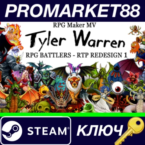 ⭐ RPG Maker MV - Tyler Warren RPG Battlers: RTP Redesig