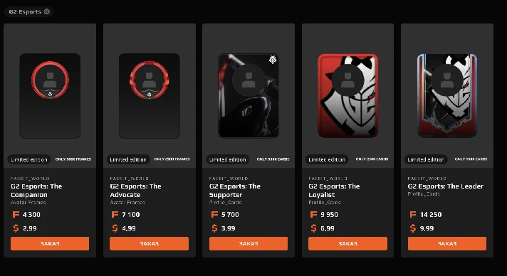 🌌 CS 2 FACEIT ✦ CARDS • FRAMES • AVATARS ✅ 0% FEE